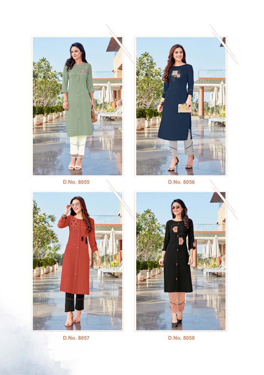 Koodee Instagirl Vol-2 Rayon Kurti Pant Wholesaler Koodee Instagirl Vol-2 Rayon Kurti Pant Wholesaler